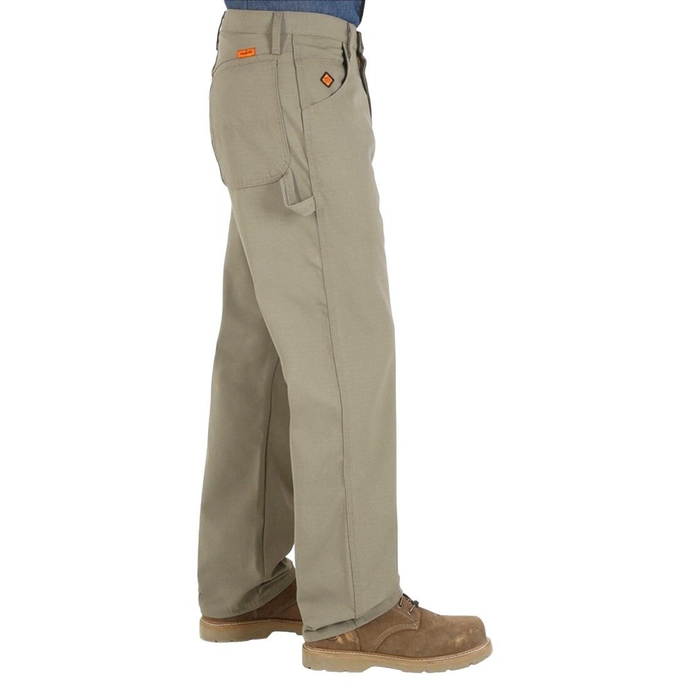 Wrangler Riggs Pants 36x36 Tall Men's‎ Workwear Ripstop Khaki Cotton NWT